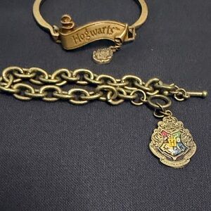 Gold tone Hogwarts Bracelets